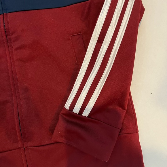 Adidas Boys Full zip lightweight jacket Youth size 8 - Picture 5 of 6